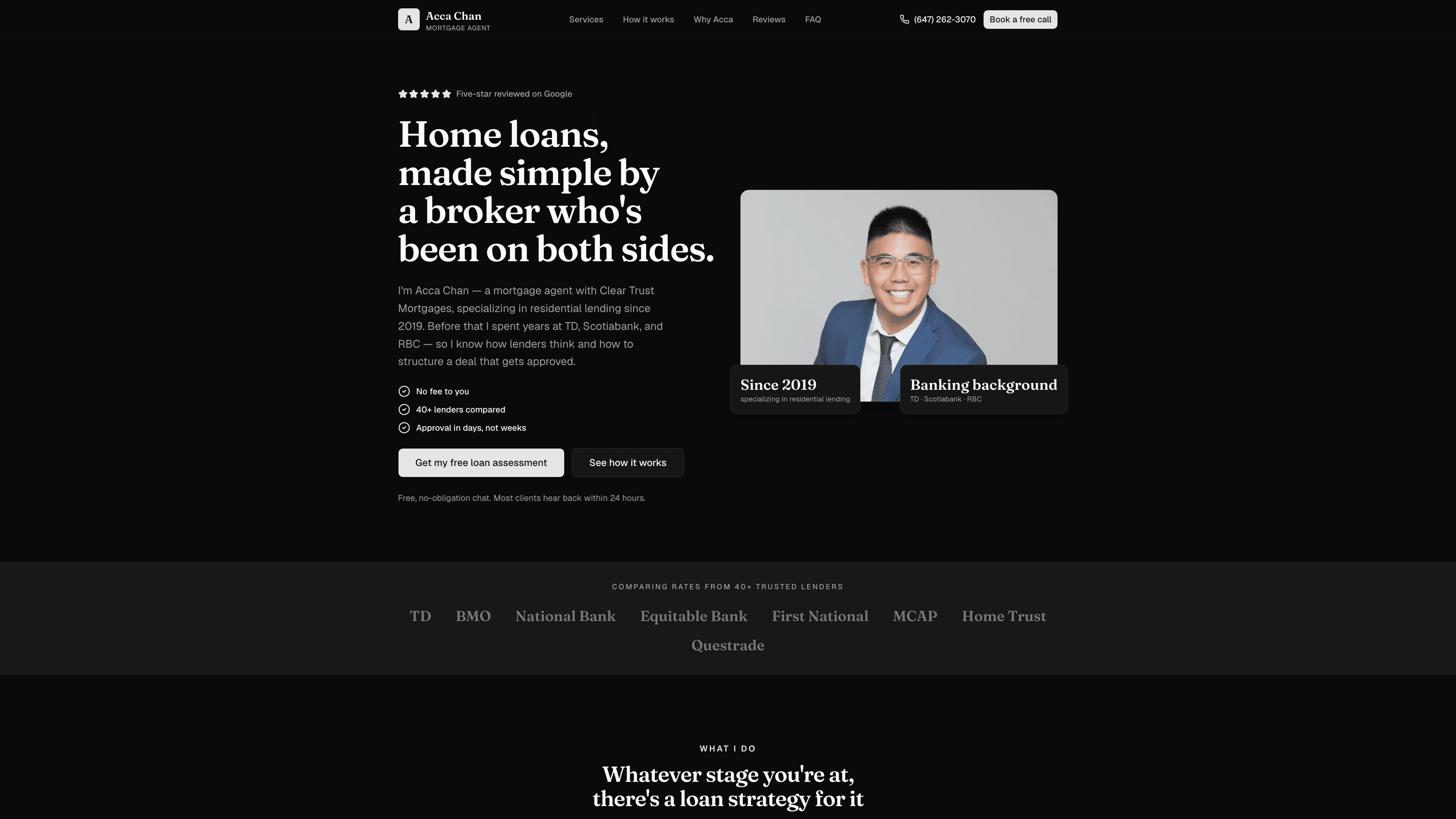Approved by Acca — Mortgage Agent Landing Page