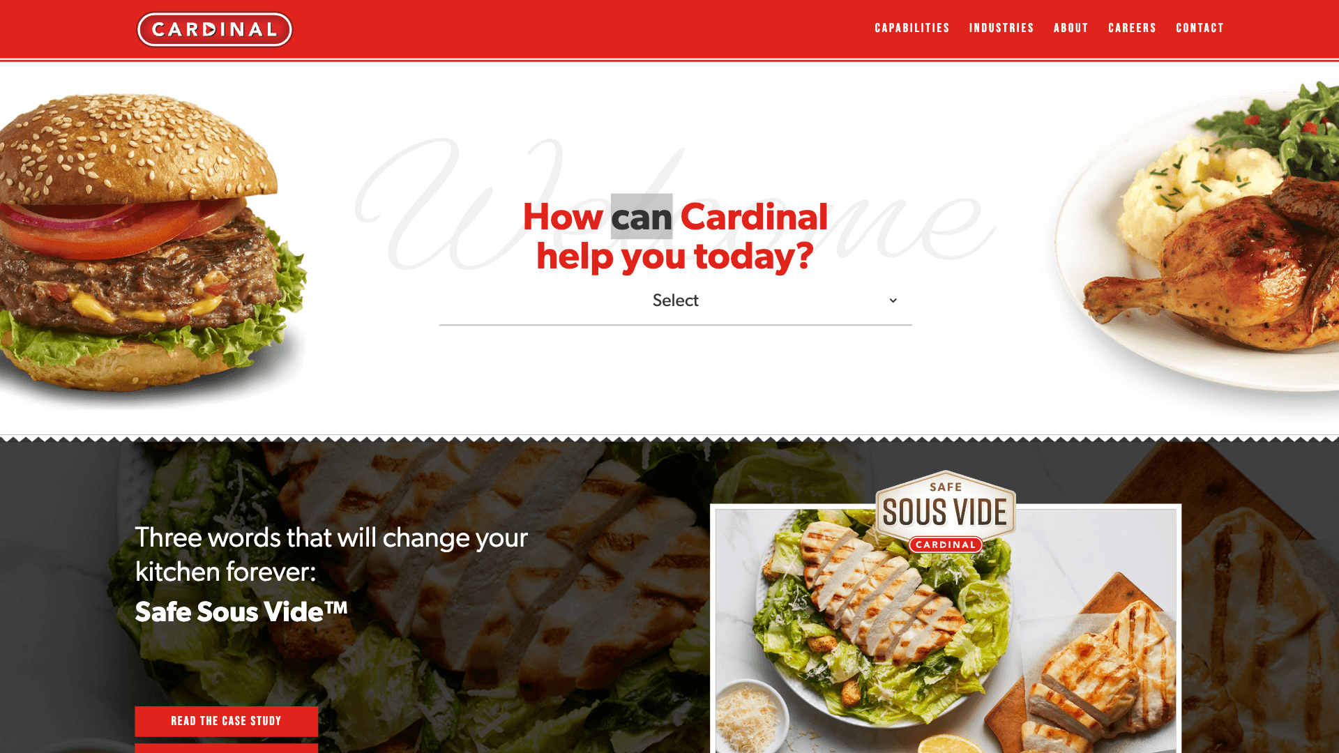 Cardinal Meats & Food Service — Website & CMS