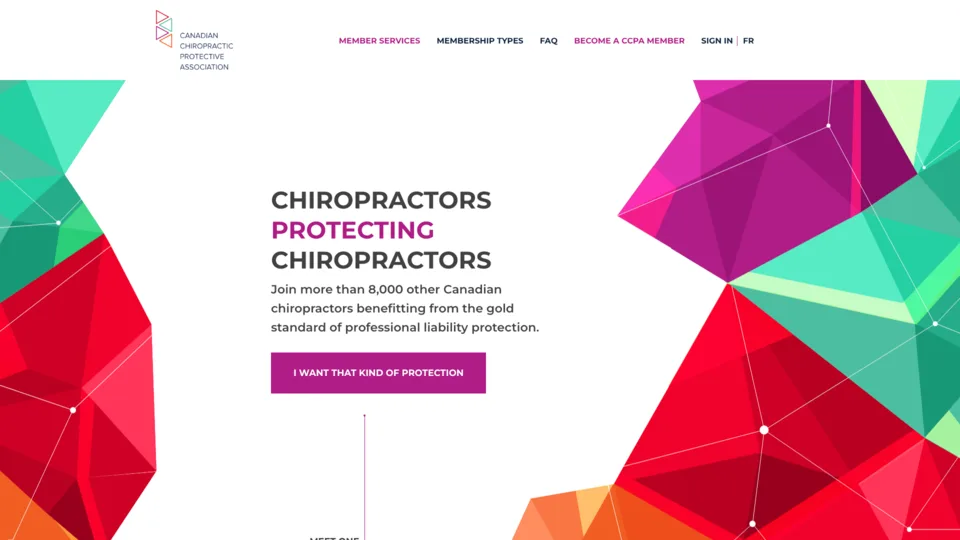 Canada Chiropractic Protective Association — Website & CMS