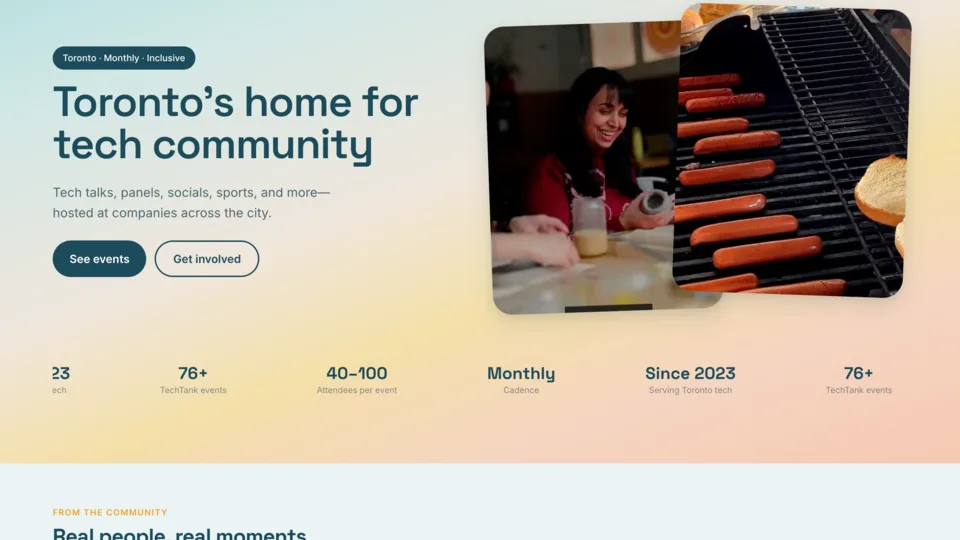 TechTank Toronto — Community Homepage
