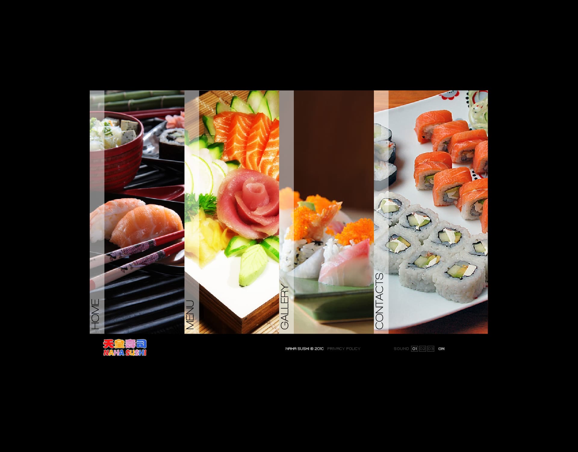 Web 1.0 Era — Naha Sushi Flash Website