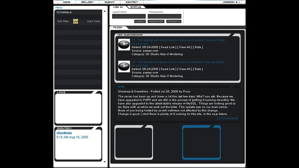 Web 1.0 Era — PixelInfinity.ca Theme