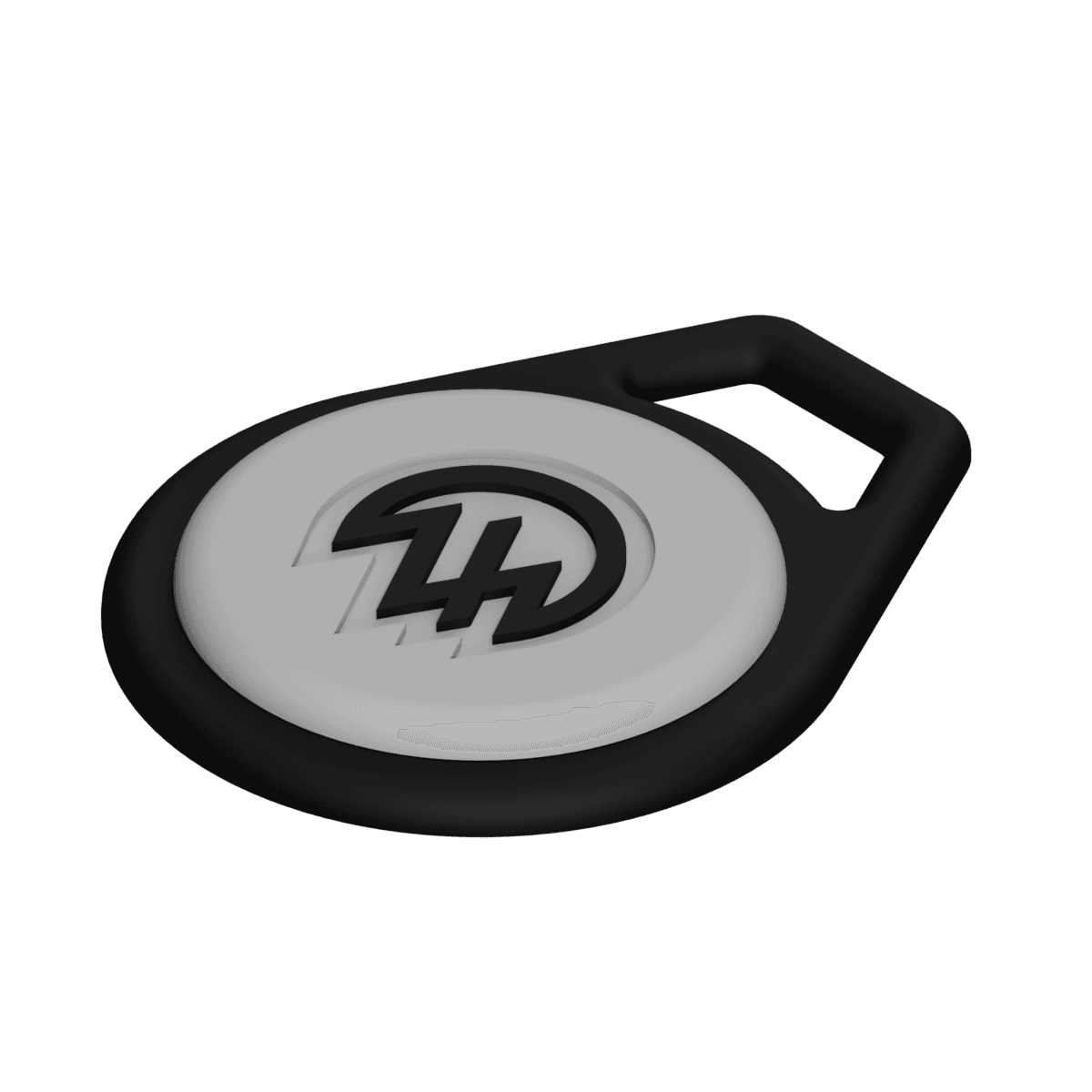 3D Modeling and Industrial Design - Quantum Mob Logo Keyfob