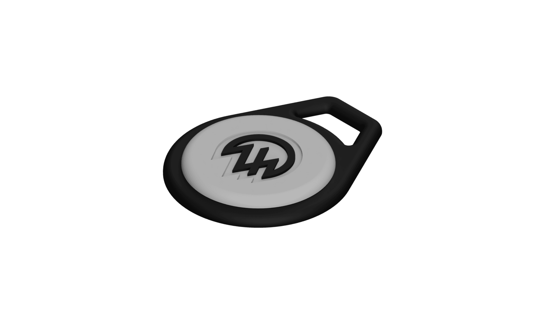3D Modeling — Quantum Mob Logo Keyfob