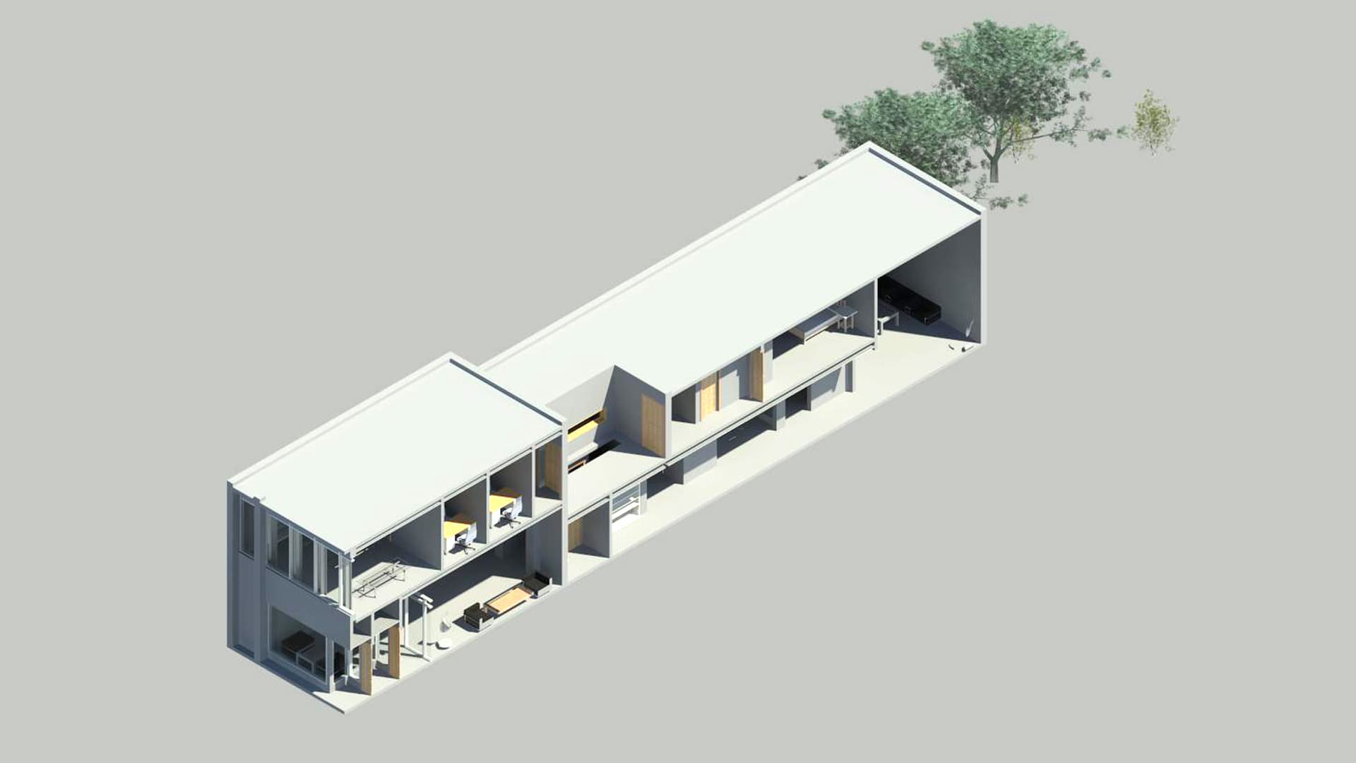 Interior & Architecture Design — 1800's Queen St. Modernization Volume Study