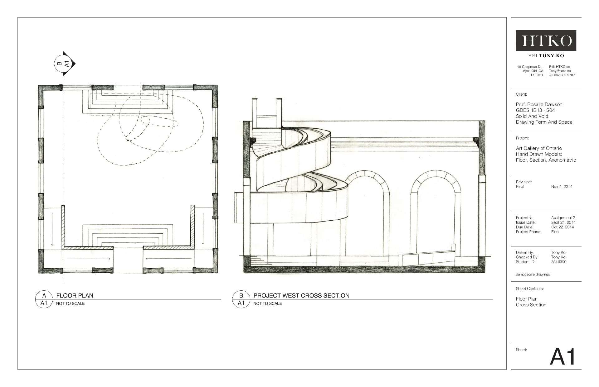 Interior & Architecture Design — Technical Drawing