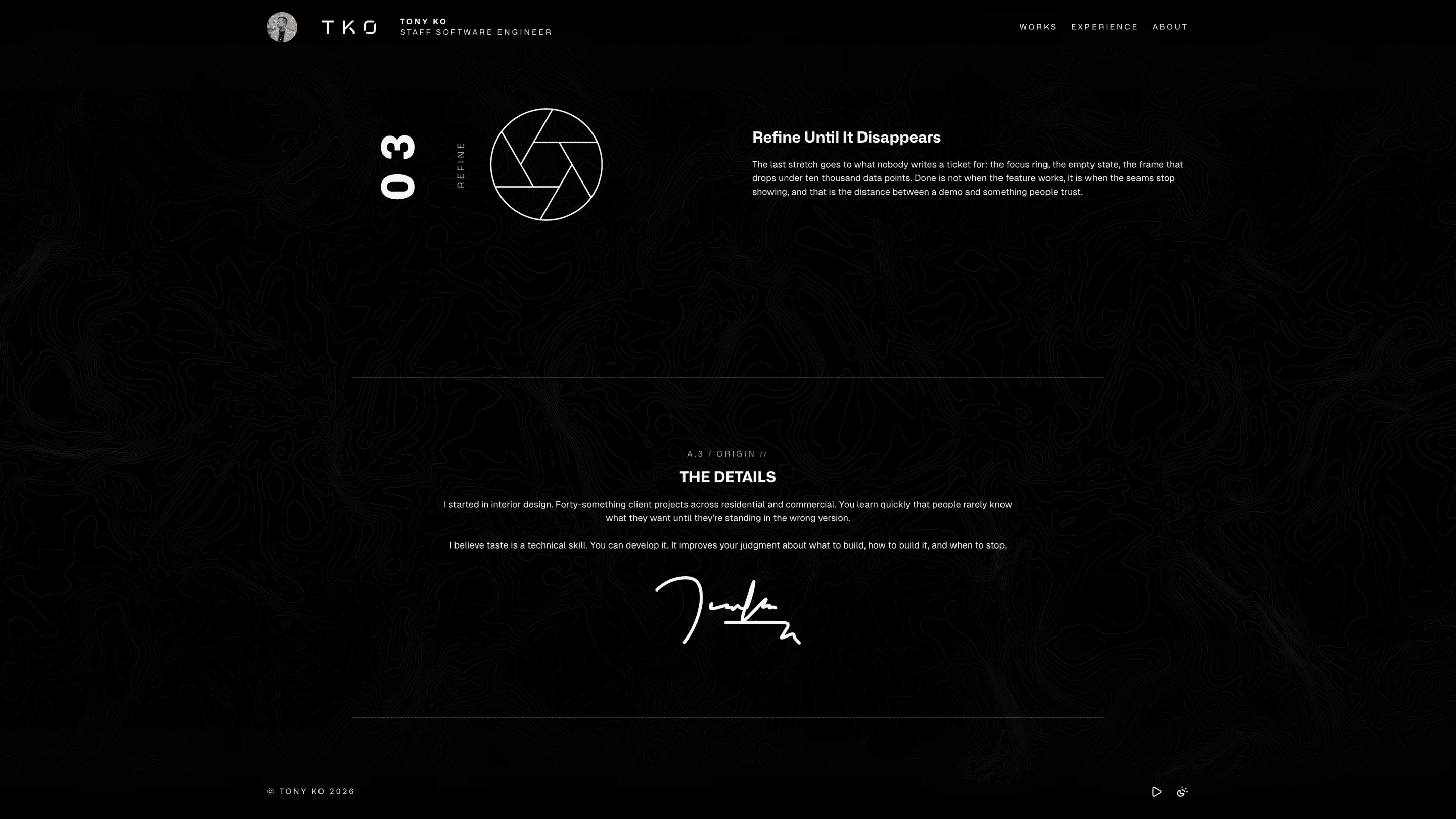 tko.dev — About Method and Process