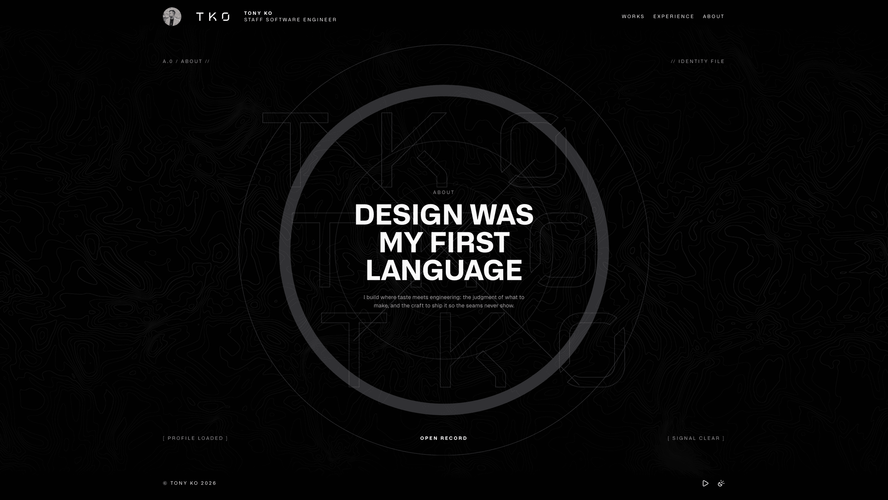 tko.dev — About Identity File