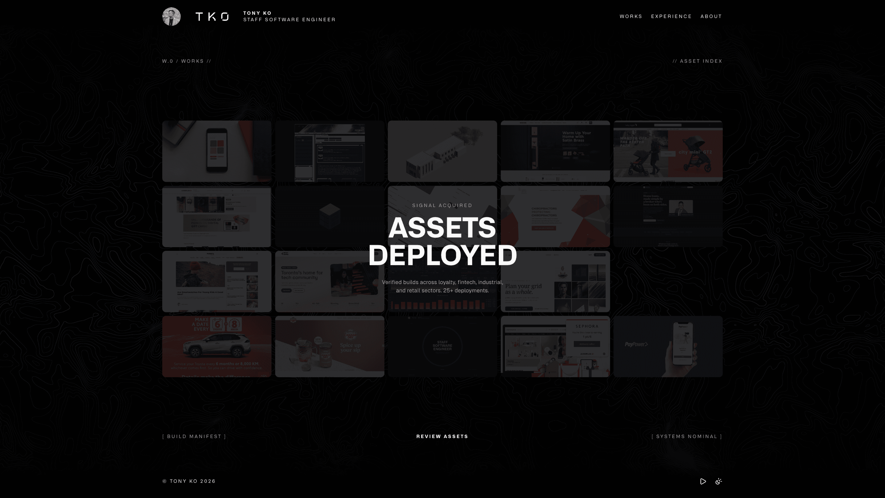 tko.dev — Works Index